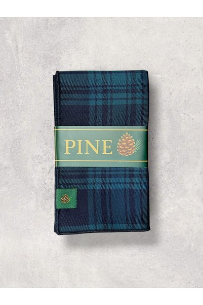 Pine Home 45X150 cm Navy Blue Plaid Runner Special Series Invitation New Year Tartan Table Runner