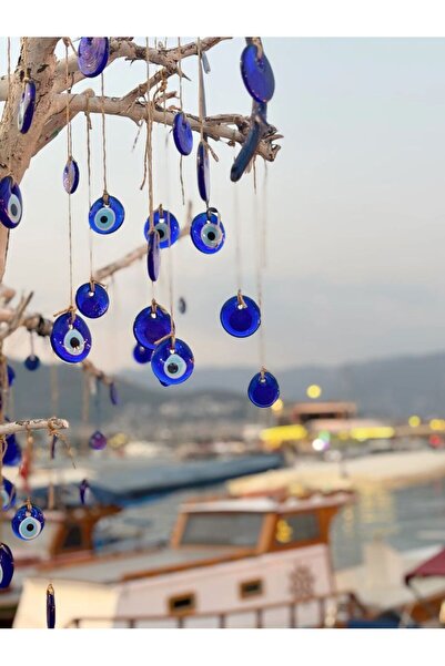 232 Konsept 20 قطعة من زخرفة شجرة الزجاج المثقوبة مقاس 4 سم. 5 طن متري حبل ال...