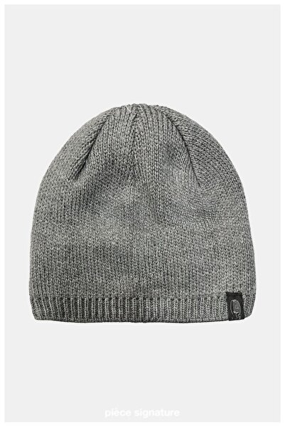 Kardelen Butik Denizli قبعة مريحة ودافئة، سادة ومزخرفة بدون طيات (رمادي فاتح)...