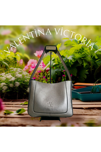 valentina victoria VALVİC HAKİKİ DERİ YAVRULU OMUZ ÇANTASI