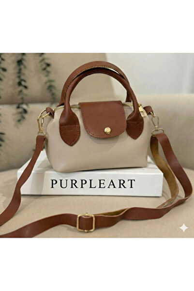 PurpleART Жіноча сумка з норки та таба з мінімалістичним дизайном, з плечовим...