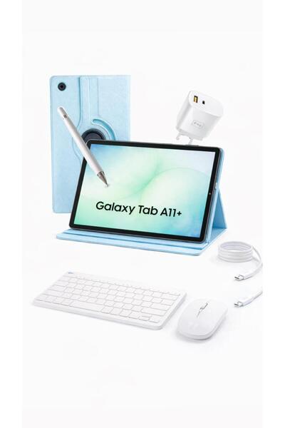 Samsung Galaxy Tab A11 Plus 6gb 128gb 11 İNÇ (KALEM HEDİYE) Kılıf Başlık Klav...
