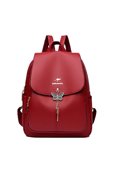 OEM Women's backpack with fixed handle and adjustable straps, faux leather, 8...