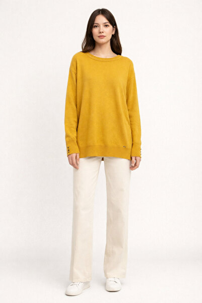 Kayra طاقم الرقبة محبوك بلوزة