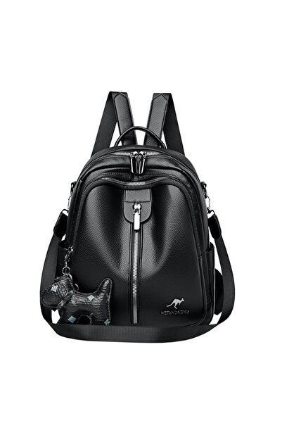 OEM Women's Backpack, Fixed Handle & Adjustable Straps, Faux Leather, Dog Pen...