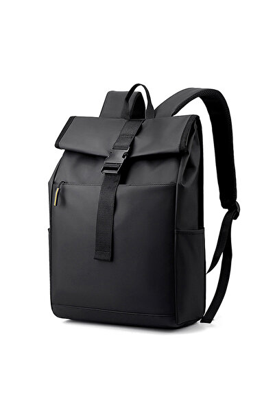 OEM 3-in-1 Expandable Laptop Backpack, Unisex, Water-Resistant Nylon, Black