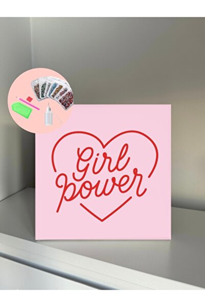 YADA Girl Power - Rhinestone Kit, Diamond painting, Kristal Taş Yapıştırma 20...