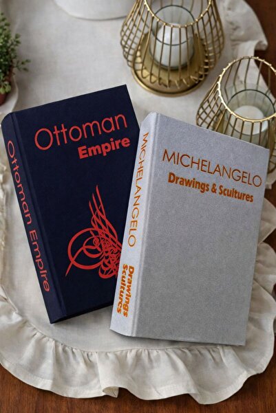 BGV HOME صندوق ديكور مكون من قطعتين مغطى بالقماش بمظهر الكتاب |   صندوق الهدا...