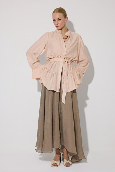 Touché Privé TUNICĂ DE VISCOSĂ CU BĂRĂ