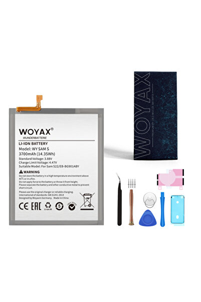 woyax By Deji Galaxy S22 Uyumlu Premium Batarya