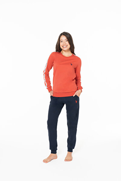 U.S. Polo Assn. Γυναικεία Ρούχα Σπιτιού KİREMİT-M