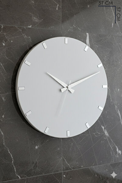 MOOCLOCK Makuse Model Modern Dekoratif Metal, Aynalı, Akar Sessiz Mekanizmalı...