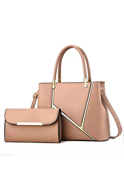 OEM Set geantă și portofel pentru femei, din piele ecologică, curea reglabilă...