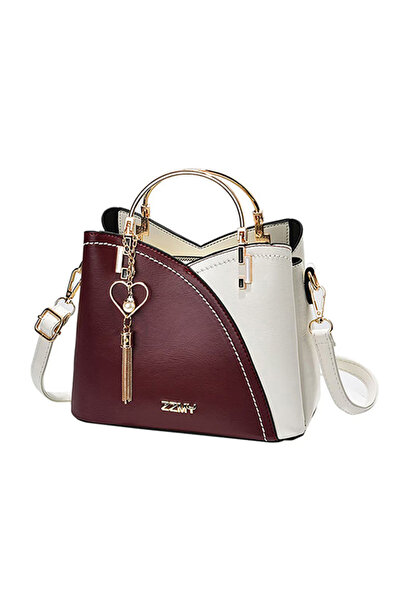 OEM Geantă tote de damă cu curea de umăr, două mânere fixe, compartimente mul...