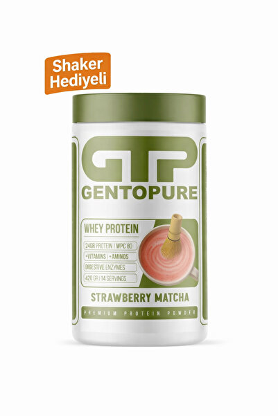 Gentopure WHEY PRO - WPC 80 - 420G (ÇİLEKLİ MATCHA)