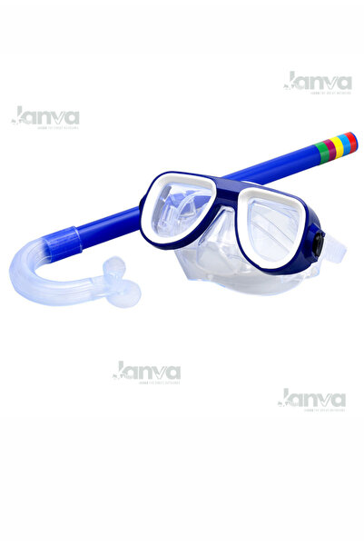 Janva Deniz Havuz Yüzme Seti Gözlük ve Snorkel Seti (1 adet) (Çocuk ve Gençle...