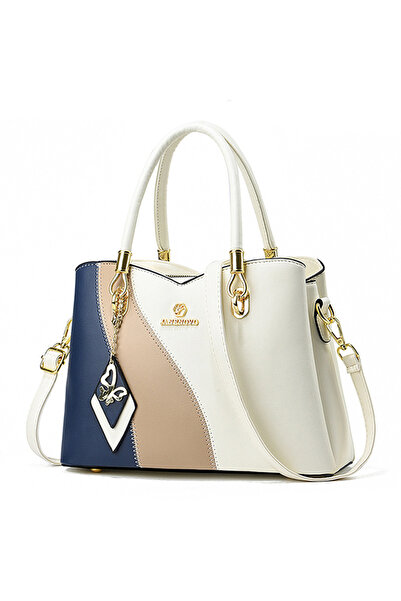 OEM Geantă de damă cu pandantiv fluture, curea de umăr și două mânere fixe, 6...