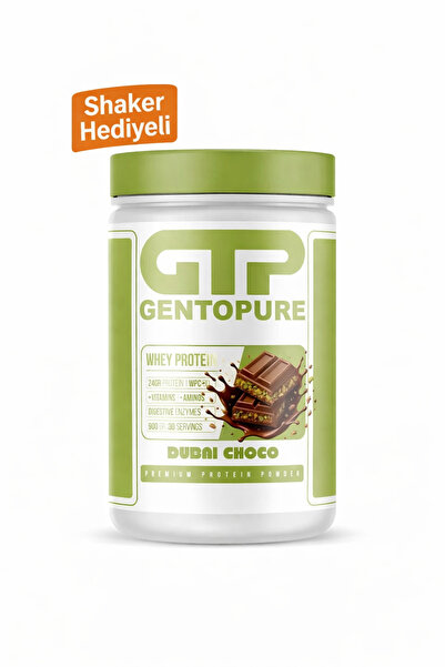Gentopure WHEY PRO - WPC 80 - 900G ( DUBAİ ÇİKOLATASI )