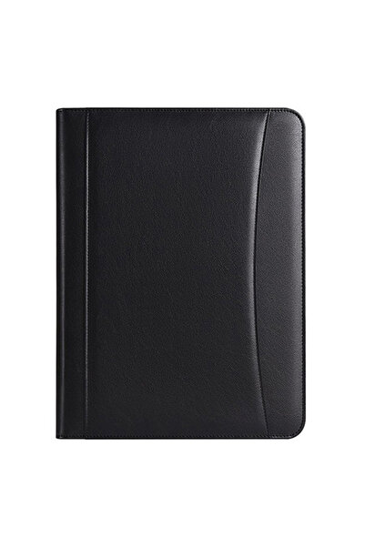 OEM A4 conference folder, faux leather, zipper closure, multiple compartments...