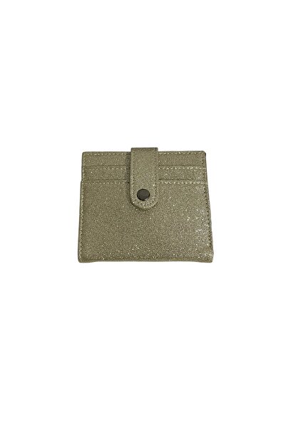 stravis Silvery Gold Multi-Card Holder and Wallet with Money Compartment