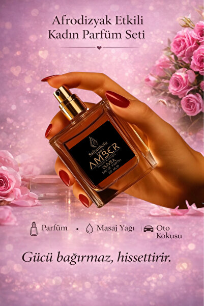 safranbolu miski amber Afrodızyaklı Kadın Parfüm Edp Kadın Parfüm Seti