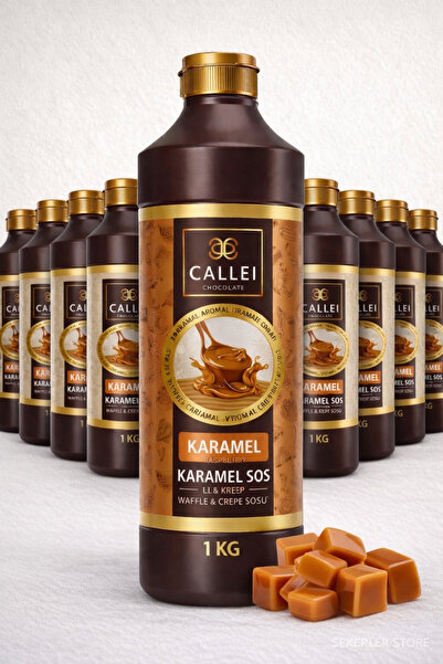 Callei Karamel Waffle Pankek & Krep Sos (1 KG X 8 Adet)