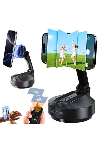 INOMEVIX Сгъваем двуосен гимбал MOTA за iPhone с Apple DockKit