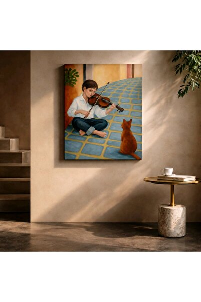 ESUSO 100% Orjinal Yağlı Boya El Yapımı Portre Resim , 30x30 cm , Duvar Resim...