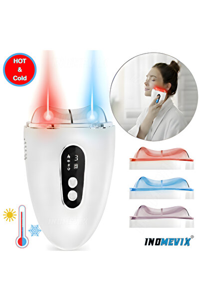 INOMEVIX Устройство за масаж на лице и тяло, INOMEVIX, EMS технология, LED св...