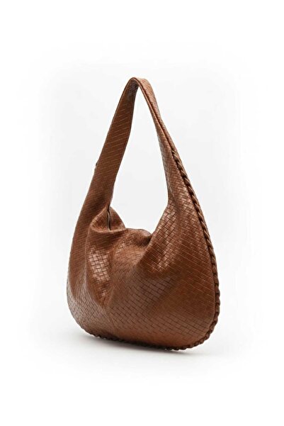 Gül Karatekin حقيبة يد وكتف نسائية ذات مظهر عتيق منسوجة بنمط تابا