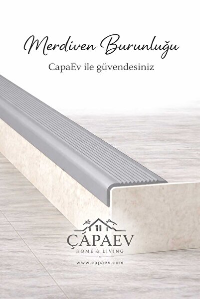 Genel Markalar GRİ PVC MERDİVEN BURUNLUĞU - GRİ RENK