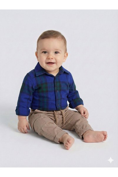 XO Kids Boy's 3-Piece Top and Bottom Set 6-36 Months 2512