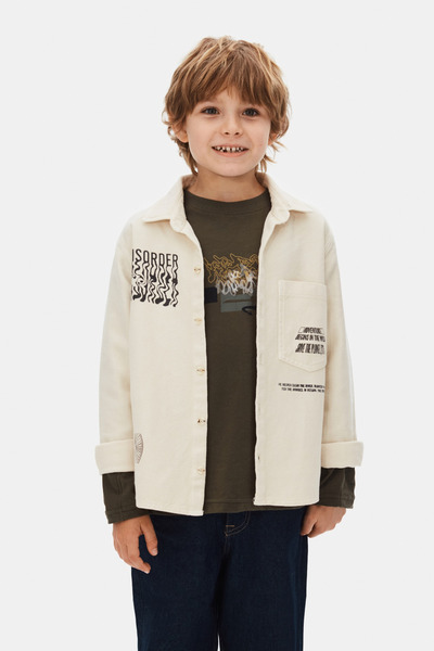 nk kids Erkek Çocuk Gömlek 8-14 Yaş 49319