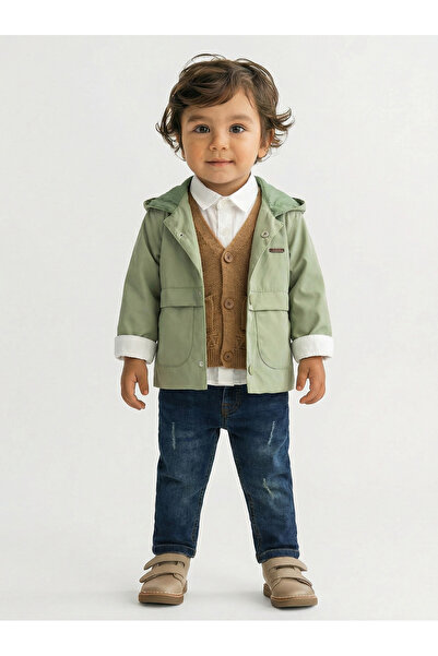 XO Kids Boy's 4-Piece Top and Bottom Set 1-3 Years Old 11204