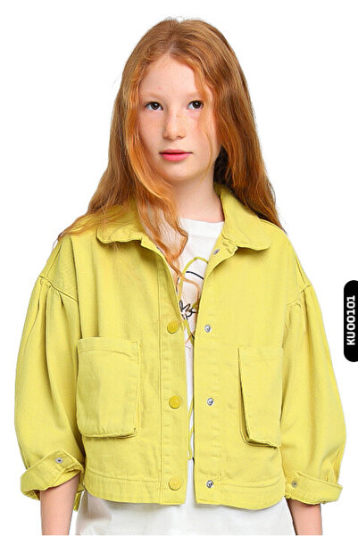 Escabel Риза за момиче с остра яка, двоен джоб и копчета, 5-14 години, 24216