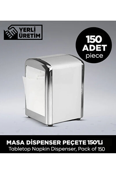 Sepet Doldur Masa Dispenser Peçete 150Lİ - 5 Adet