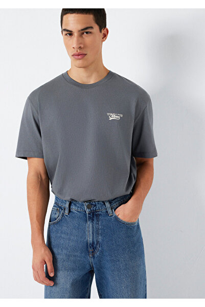 Mavi Printed Gray T-Shirt Loose Fit / Relaxed Fit 0612840-80776