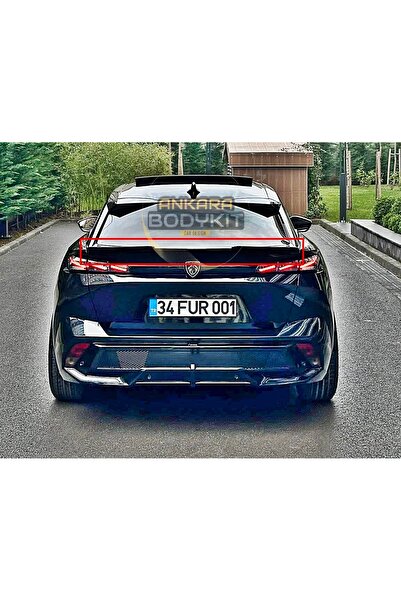 ANKARA BODYKİT 408 BAGAJ SPOİLER - PARLAK SİYAH - FİBERGLASS
