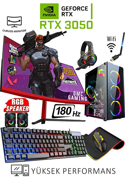 Dmc N342 Windows 11 / Ryzen 5 5500 32GB RAM 1TB M.2 SSD RTX3050 24" 180Hz Mas...