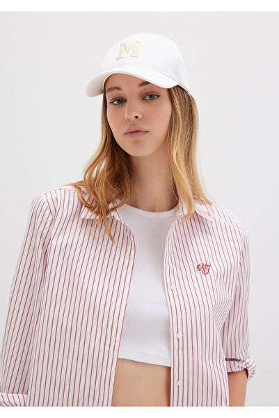 Mavi Бяла шапка с бродерия M Logo 1912255-20454