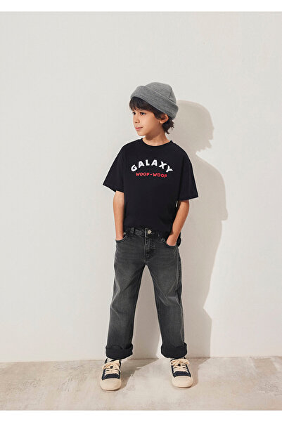 Mavi Astro Dogs εμπριμέ μαύρο μπλουζάκι Loose Fit / Loose Relaxed Fit 6610253...