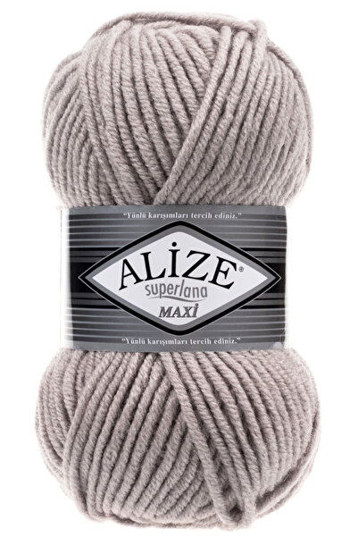 Alize خيوط حياكة سوبرلانا ماكسي (سميكة) - 652 دخاني - 100 غرام. 100 متر.