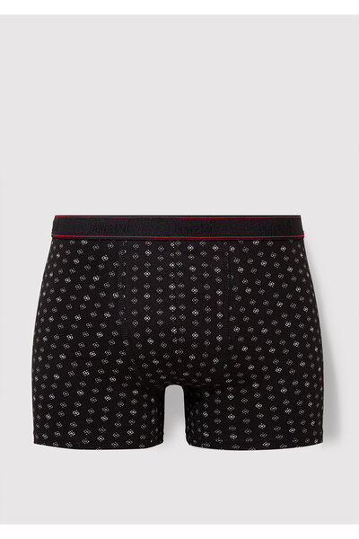 Mavi Μαύρο εμπριμέ μπόξερ - 0911037 -900