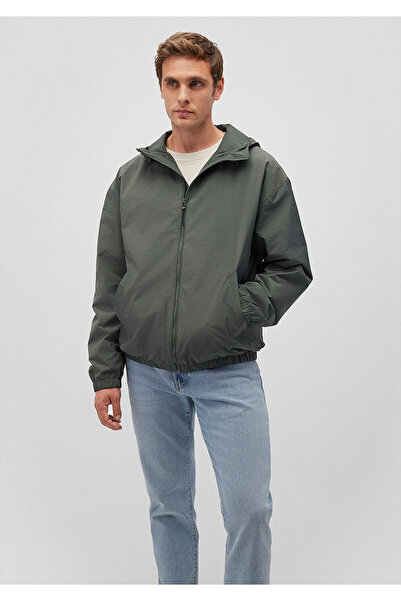 Mavi Kapüşonlu Haki Ceket Regular Fit / Normal Kesim 0110234-71598