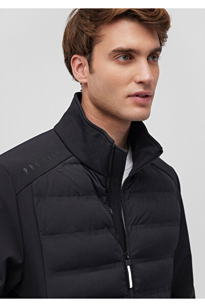 Mavi Black Puffer Jacket with Stand Collar0110217-71379