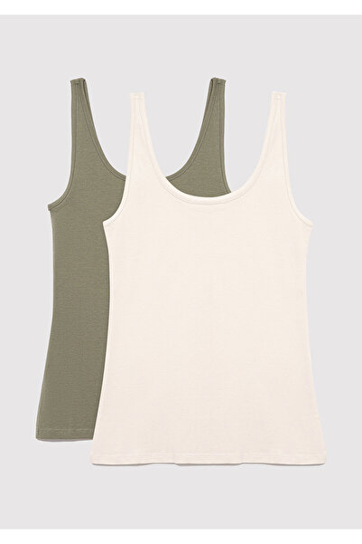 Mavi 2er-Pack Basic-Unterhemden für Damen mit tailliertem Schnitt 1611367 -70134