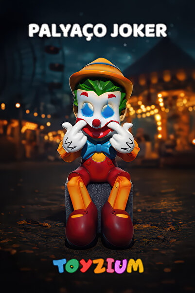 Shem Renkli Palyaço Joker Figür Oyuncak – Çocuklar İçin Karakter Figürü