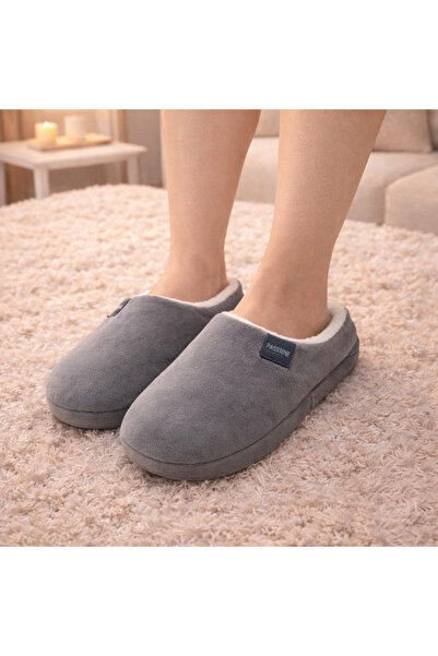 ARONA Passione Peluş Ev Terliği - Unisex, Gri