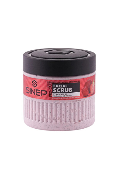 Sinep مقشر الوجه لتفتيح البشرة وتنظيفها 400 مل - فراولة