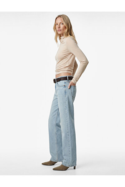 Koton X Sima Tarkan - Боди с дълги ръкави, драпиран напречно на врата